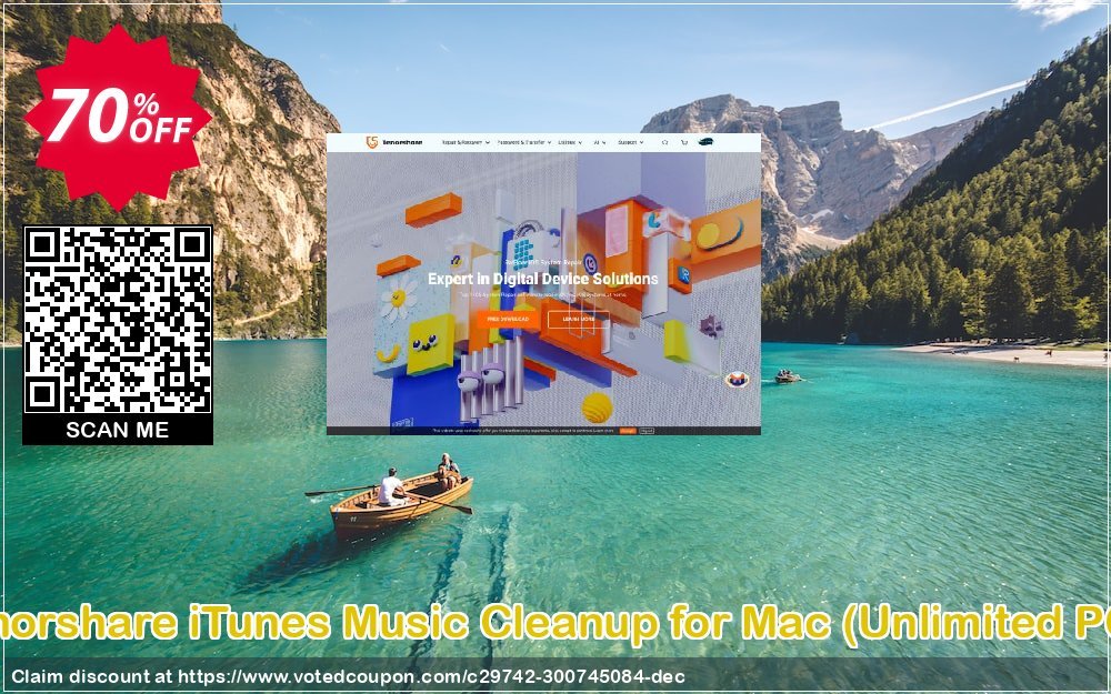 Tenorshare iTunes Music Cleanup for MAC, Unlimited PCs  Coupon, discount discount. Promotion: coupon code