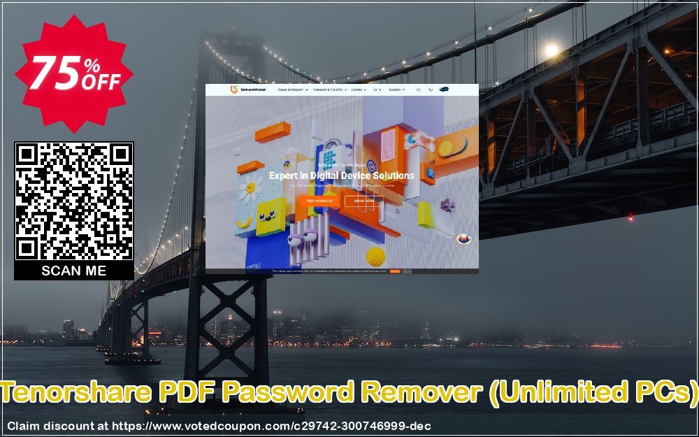 Tenorshare PDF Password Remover, Unlimited PCs  Coupon, discount 75% OFF Tenorshare PDF Password Remover (Unlimited PCs), verified. Promotion: Stunning promo code of Tenorshare PDF Password Remover (Unlimited PCs), tested & approved