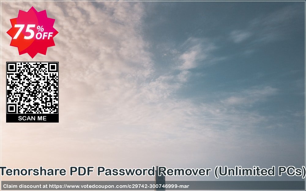 Tenorshare PDF Password Remover, Unlimited PCs  Coupon Code Apr 2024, 75% OFF - VotedCoupon