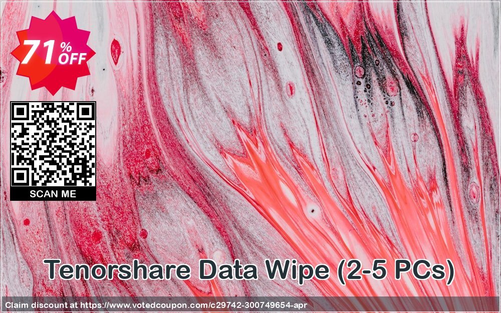 Tenorshare Data Wipe, 2-5 PCs  Coupon Code Apr 2024, 71% OFF - VotedCoupon