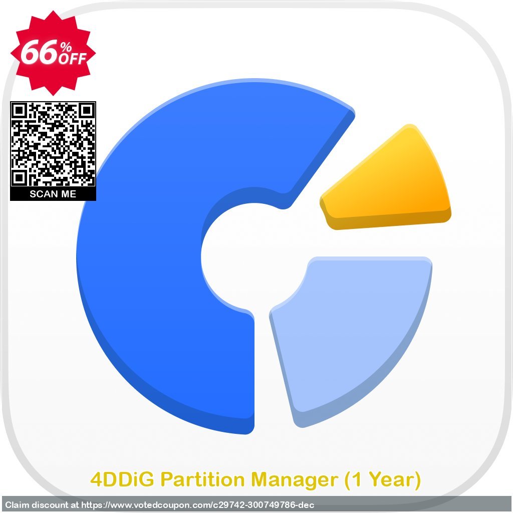 4DDiG Partition Manager, Yearly 