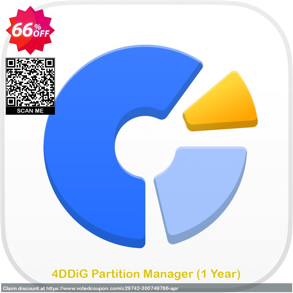 4DDiG Partition Manager, Yearly  Coupon Code Apr 2024, 66% OFF - VotedCoupon