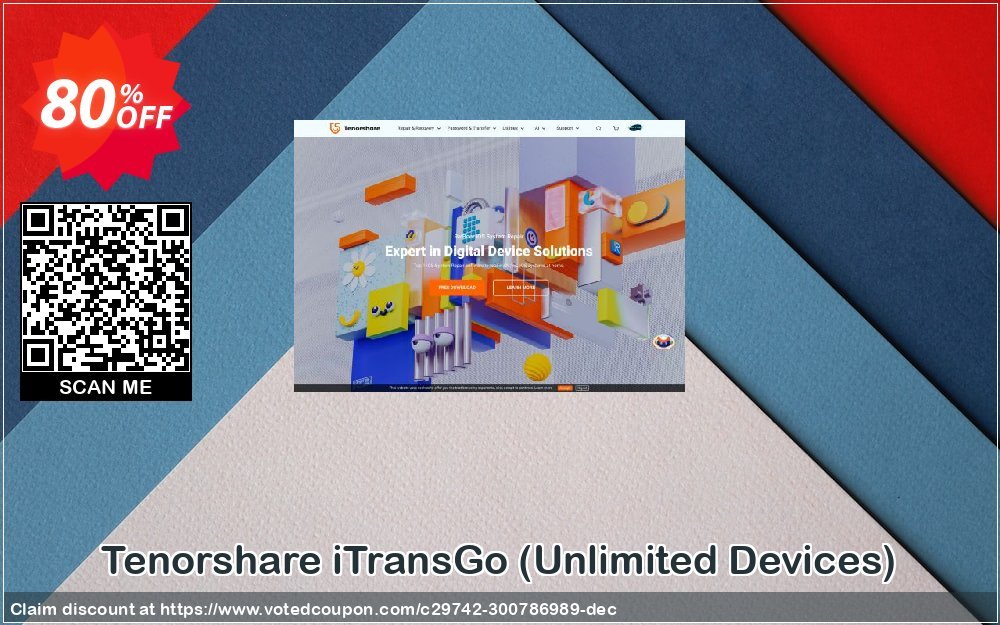 Tenorshare iTransGo, Unlimited Devices  Coupon Code Apr 2024, 80% OFF - VotedCoupon