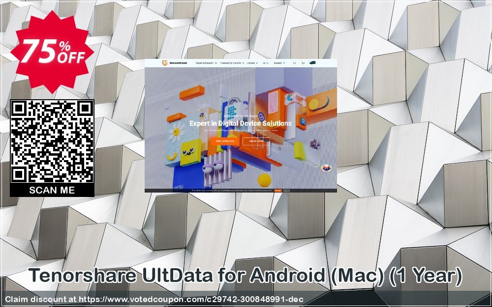 Tenorshare UltData for Android, MAC , Yearly 