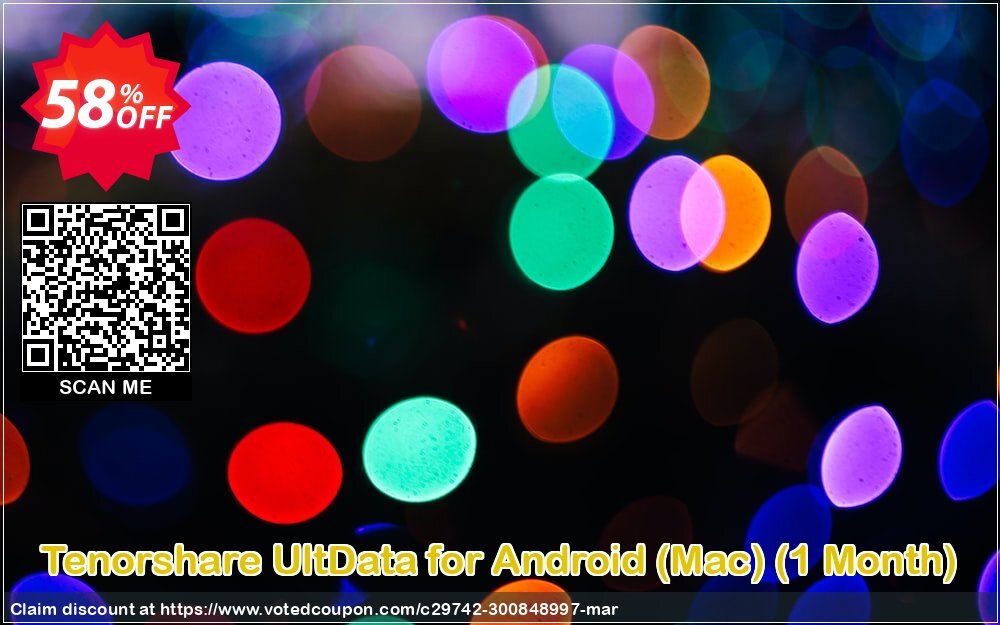 Tenorshare UltData for Android, MAC , Monthly  Coupon, discount Promotion code. Promotion: Offer discount