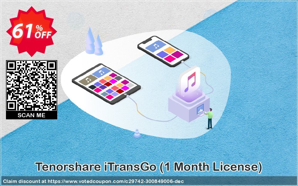 Tenorshare iTransGo, Monthly Plan  Coupon Code Oct 2023, 61% OFF - VotedCoupon
