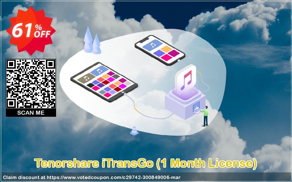 Tenorshare iTransGo, Monthly Plan  Coupon, discount 60% OFF Tenorshare iTransGo (1 Month License), verified. Promotion: Stunning promo code of Tenorshare iTransGo (1 Month License), tested & approved