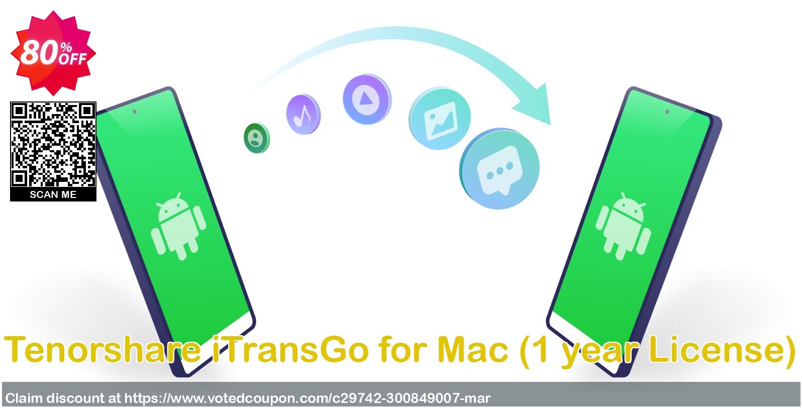 Tenorshare iTransGo for MAC, Yearly Plan  Coupon, discount 80% OFF Tenorshare iTransGo for Mac (1 year License), verified. Promotion: Stunning promo code of Tenorshare iTransGo for Mac (1 year License), tested & approved