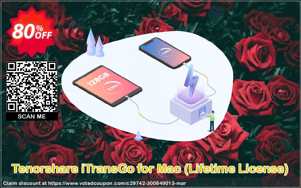 Tenorshare iTransGo for MAC, Lifetime Plan  Coupon, discount 73% OFF Tenorshare iTransGo for Mac (Lifetime License), verified. Promotion: Stunning promo code of Tenorshare iTransGo for Mac (Lifetime License), tested & approved