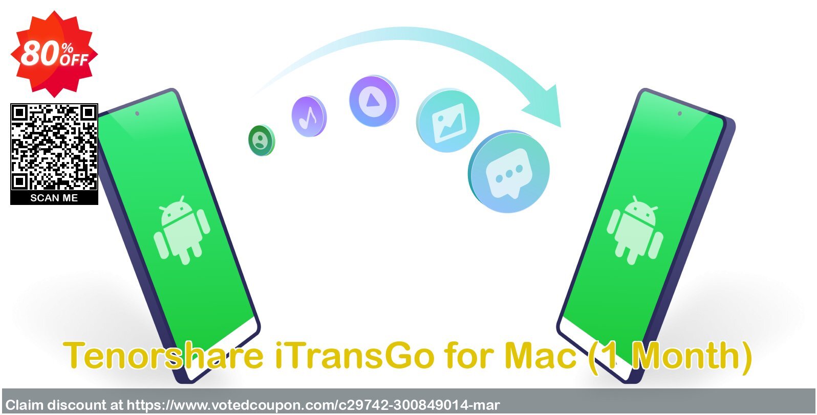 Tenorshare iTransGo for MAC, Monthly  Coupon Code May 2024, 80% OFF - VotedCoupon