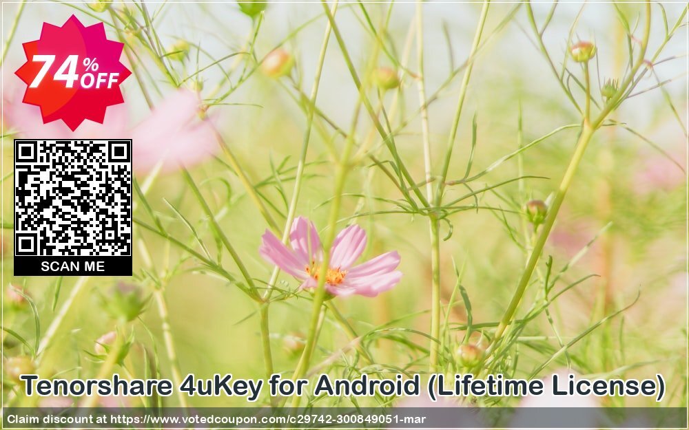 Tenorshare 4uKey for Android, Lifetime Plan  Coupon, discount discount. Promotion: coupon code