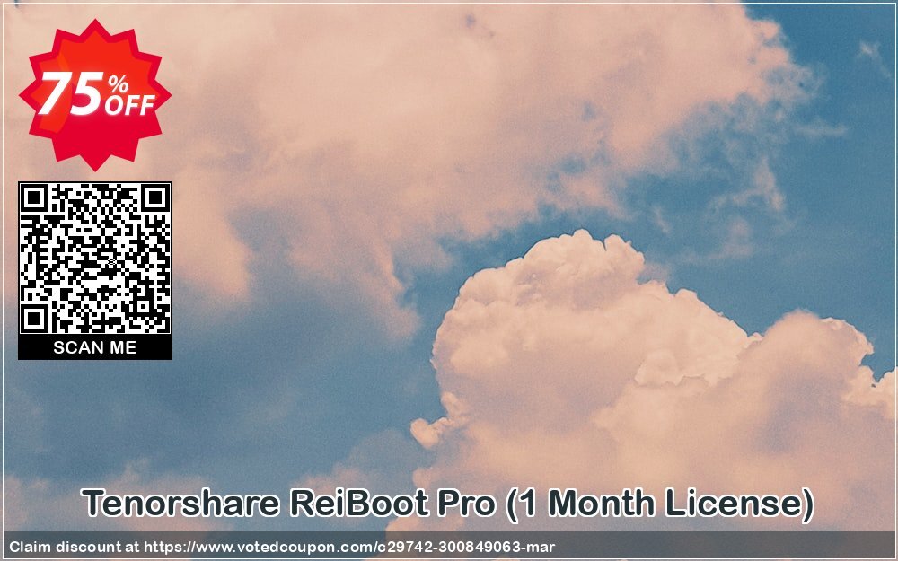 Tenorshare ReiBoot Pro, Monthly Plan  voted-on promotion codes