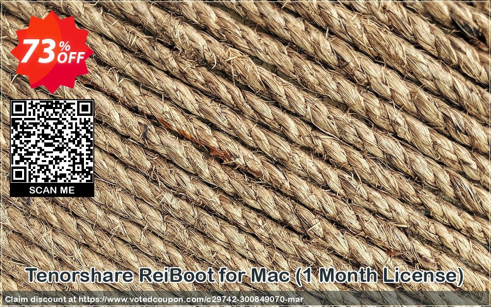 Tenorshare ReiBoot for MAC, Monthly Plan  voted-on promotion codes