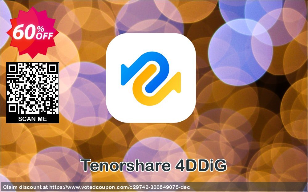 Get 60% OFF Tenorshare 4DDiG Coupon