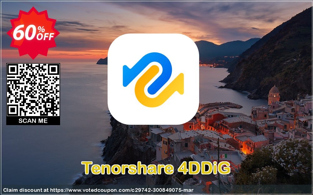 Tenorshare 4DDiG Coupon Code Apr 2025, 60% OFF - VotedCoupon