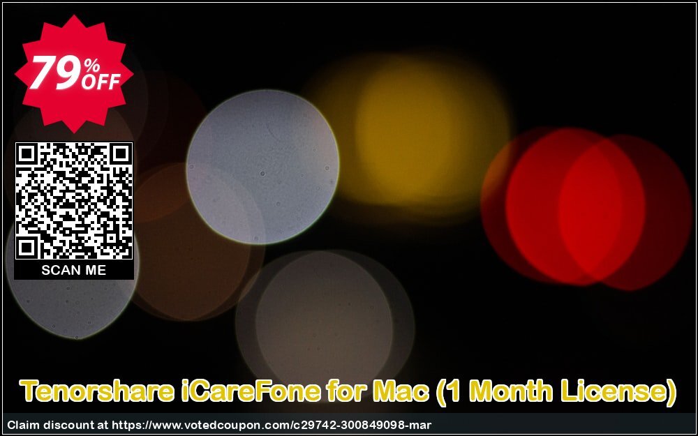 Tenorshare iCareFone for MAC, Monthly Plan  Coupon, discount Promotion code. Promotion: Offer discount