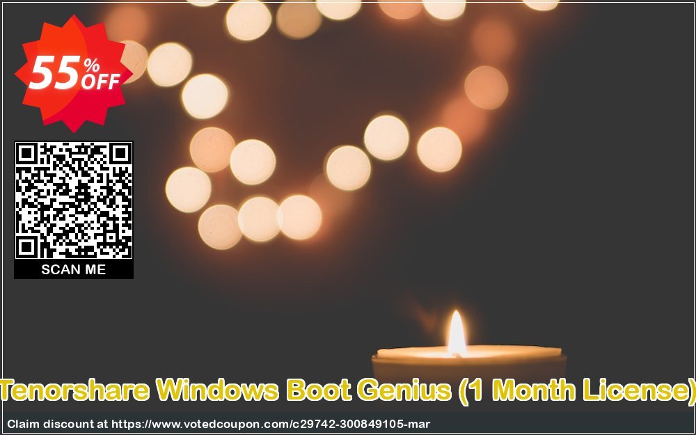 Tenorshare WINDOWS Boot Genius, Monthly Plan  Coupon Code May 2024, 55% OFF - VotedCoupon