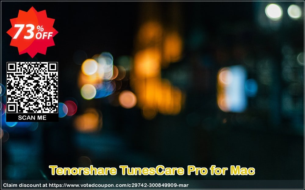 Tenorshare TunesCare Pro for MAC Coupon Code Apr 2024, 73% OFF - VotedCoupon