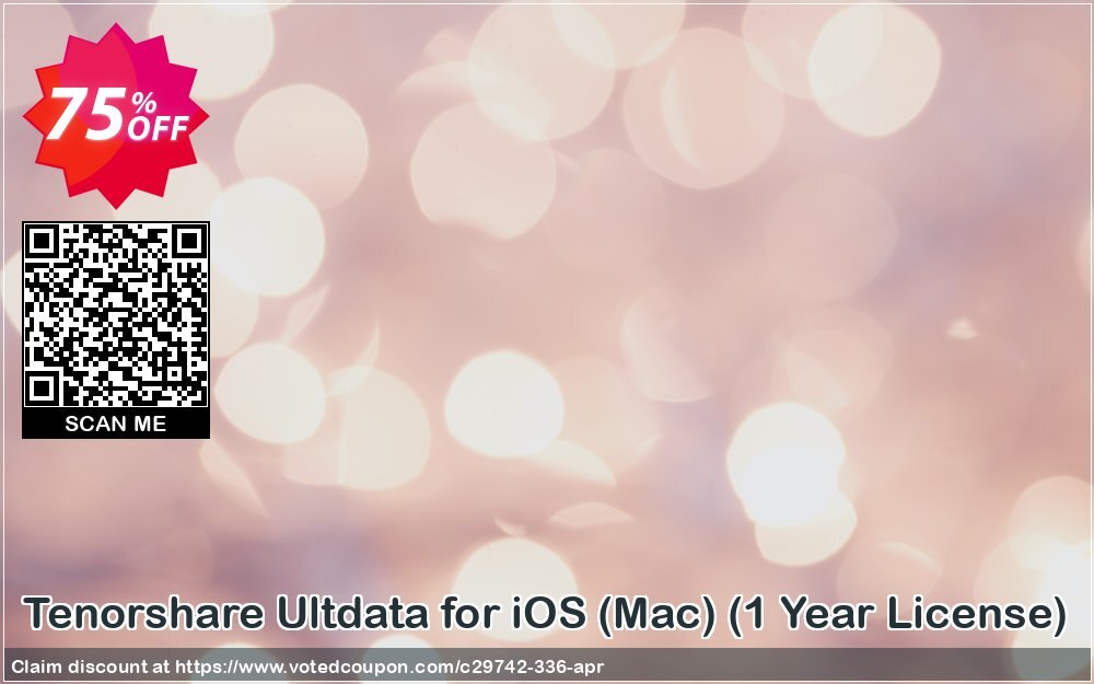 Tenorshare Ultdata for iOS, MAC  , Yearly Plan  Coupon Code May 2024, 75% OFF - VotedCoupon