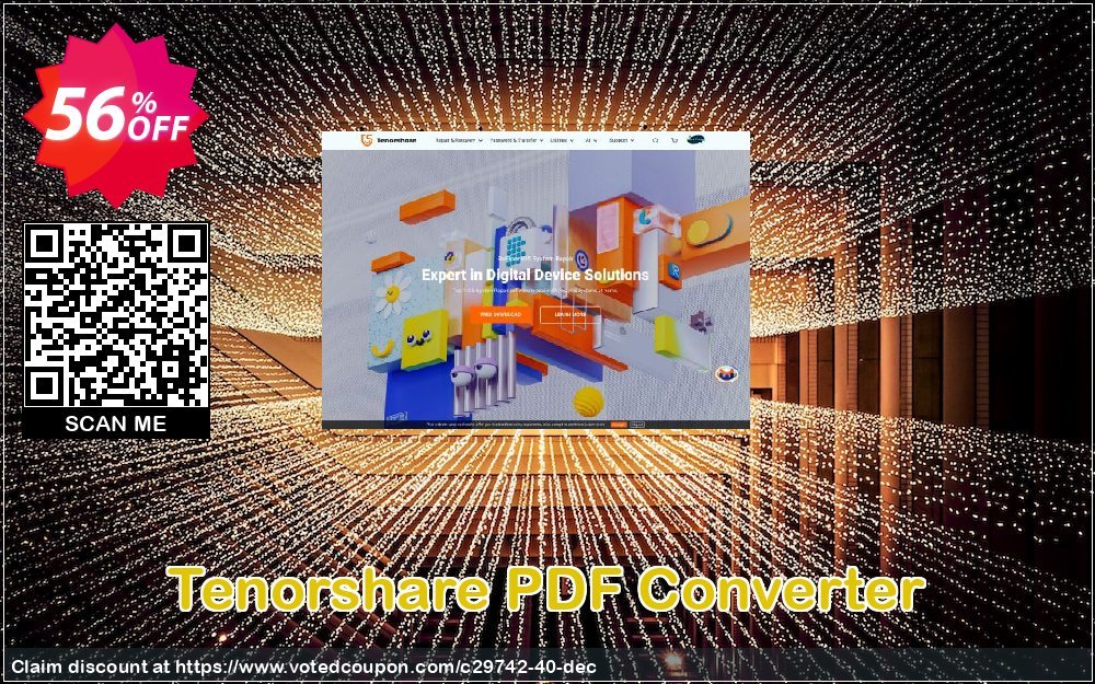 Tenorshare PDF Converter Coupon, discount 20% OFF Tenorshare PDF Converter, verified. Promotion: Stunning promo code of Tenorshare PDF Converter, tested & approved