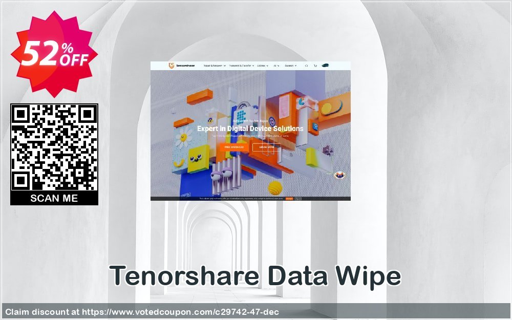 Tenorshare Data Wipe Coupon Code Apr 2024, 52% OFF - VotedCoupon