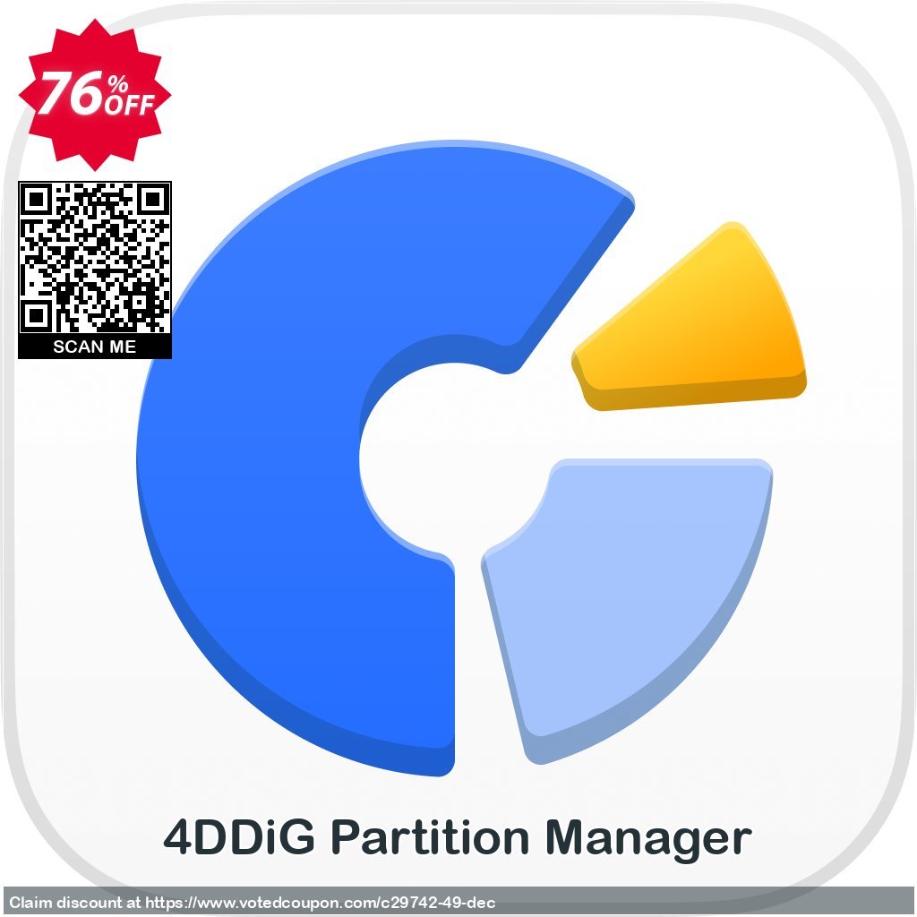 4DDiG Partition Manager Coupon Code Mar 2024, 76% OFF - VotedCoupon