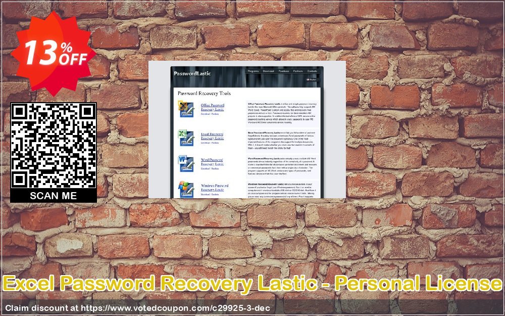 Excel Password Recovery Lastic - Personal Plan Coupon, discount passwordlastic discount (29925). Promotion: Passwordlastic coupon discount (29925)