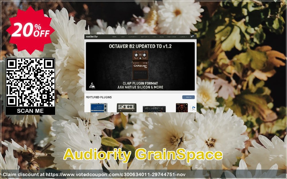 Audiority GrainSpace Coupon, discount Audiority GrainSpace Wondrous promo code 2024. Promotion: Wondrous promo code of Audiority GrainSpace 2024