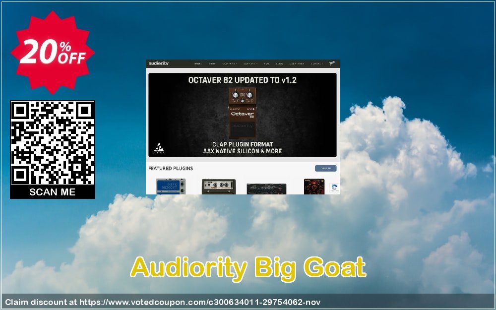 Audiority Big Goat Coupon, discount Audiority Big Goat Fearsome discounts code 2023. Promotion: Fearsome discounts code of Audiority Big Goat 2023