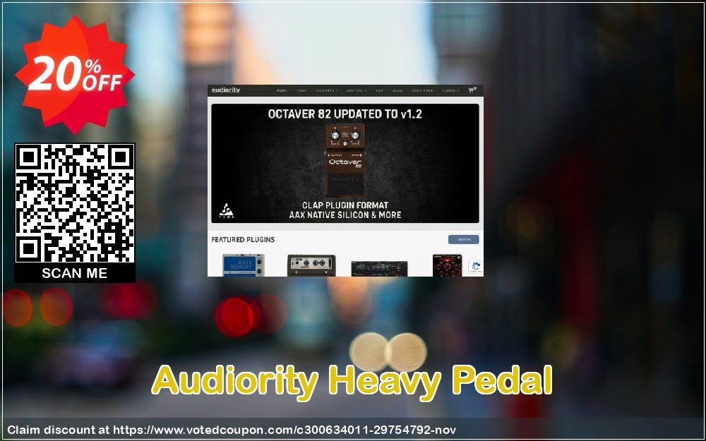Audiority Heavy Pedal Coupon, discount Audiority Heavy Pedal Stunning sales code 2024. Promotion: Stunning sales code of Audiority Heavy Pedal 2024