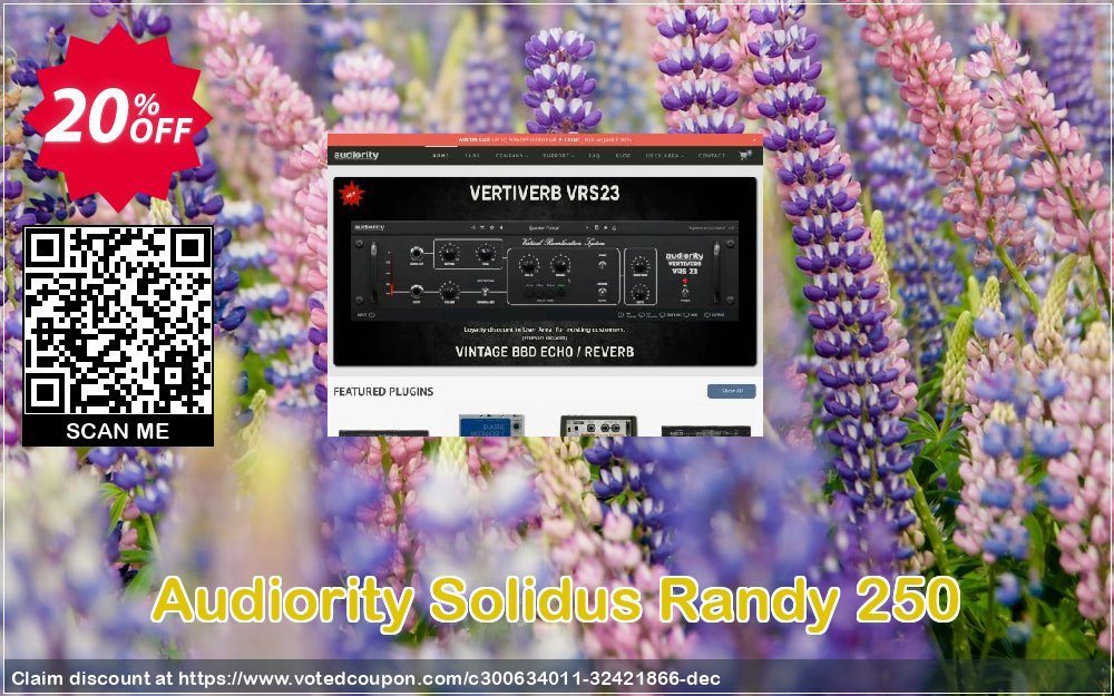 Audiority Solidus Randy 250 Coupon, discount Audiority Solidus Randy 250 Hottest promo code 2023. Promotion: Hottest promo code of Audiority Solidus Randy 250 2023