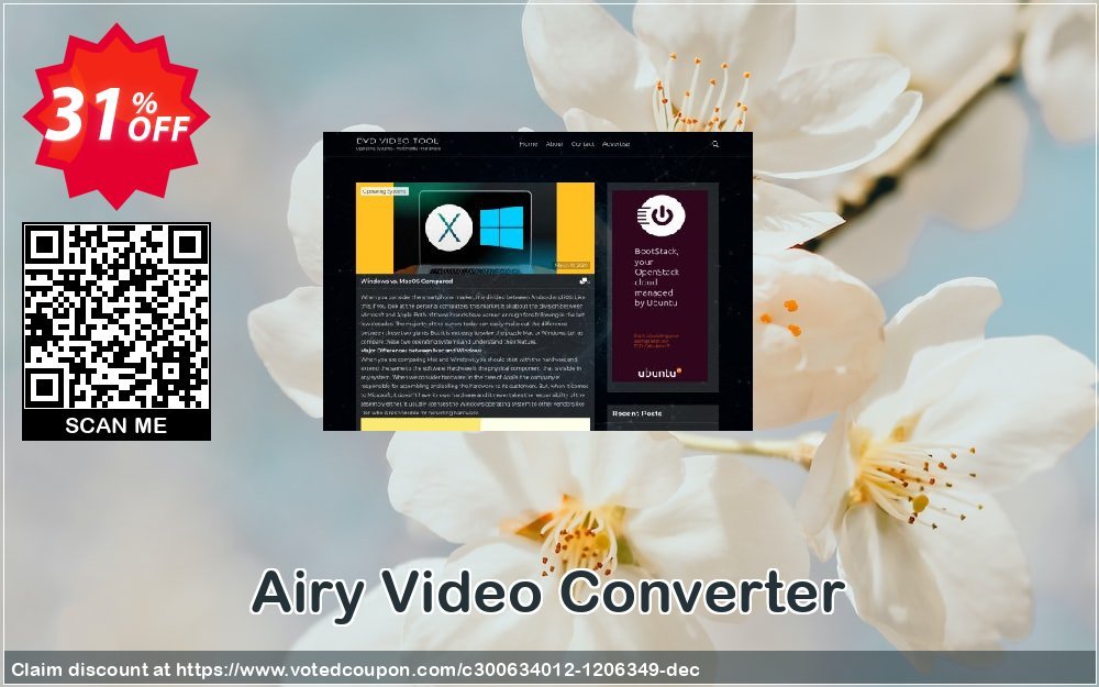 Airy Video Converter Coupon, discount Airy Video Converter Excellent sales code 2023. Promotion: Excellent sales code of Airy Video Converter 2023