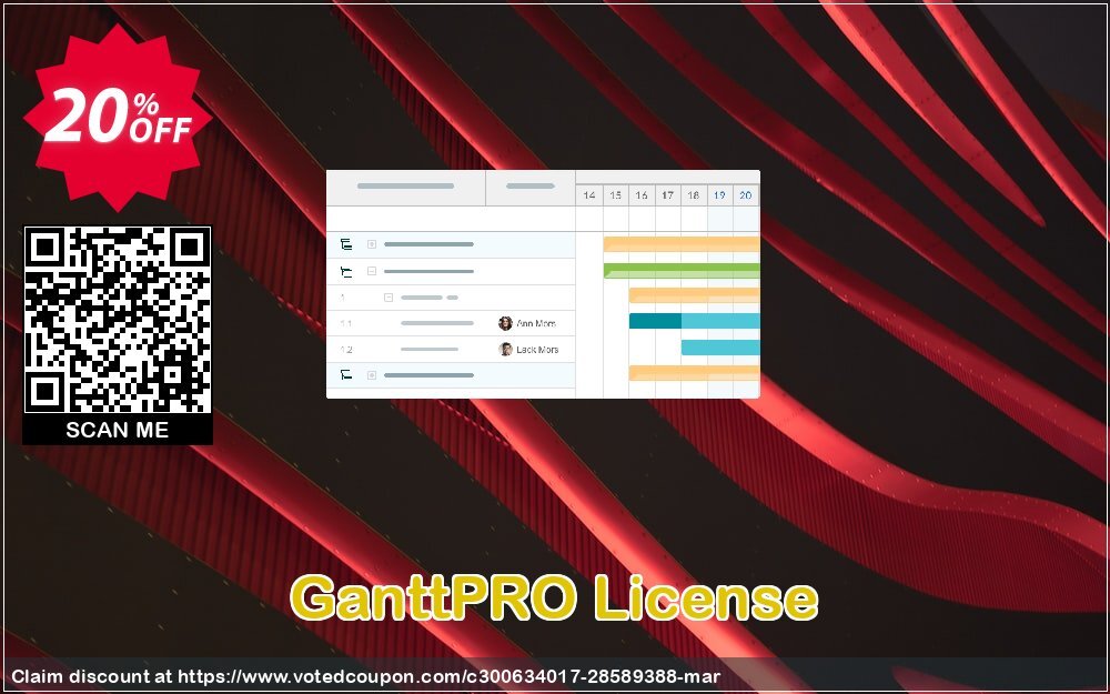 GanttPRO Plan Coupon Code May 2024, 20% OFF - VotedCoupon