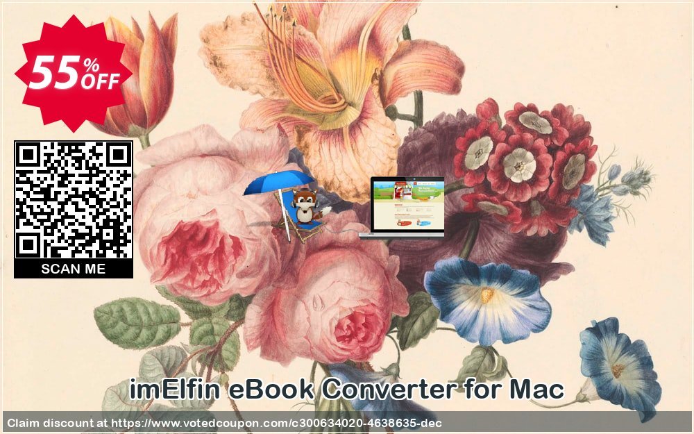 imElfin eBook Converter for MAC Coupon, discount eBook Converter for Mac Big sales code 2023. Promotion: Big sales code of eBook Converter for Mac 2023