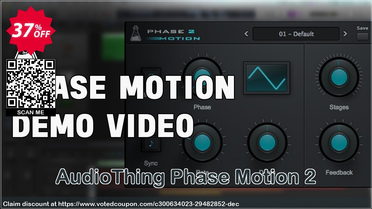 AudioThing Phase Motion 2 Coupon, discount Summer Sale 2023. Promotion: Staggering promotions code of Phase Motion 2 2023