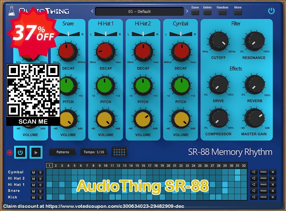 AudioThing SR-88 Coupon Code May 2024, 37% OFF - VotedCoupon