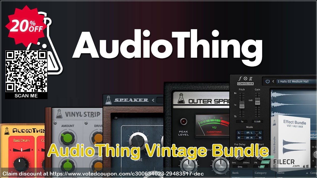 AudioThing Vintage Bundle Coupon, discount Vintage Bundle Amazing promotions code 2024. Promotion: Amazing promotions code of Vintage Bundle 2024