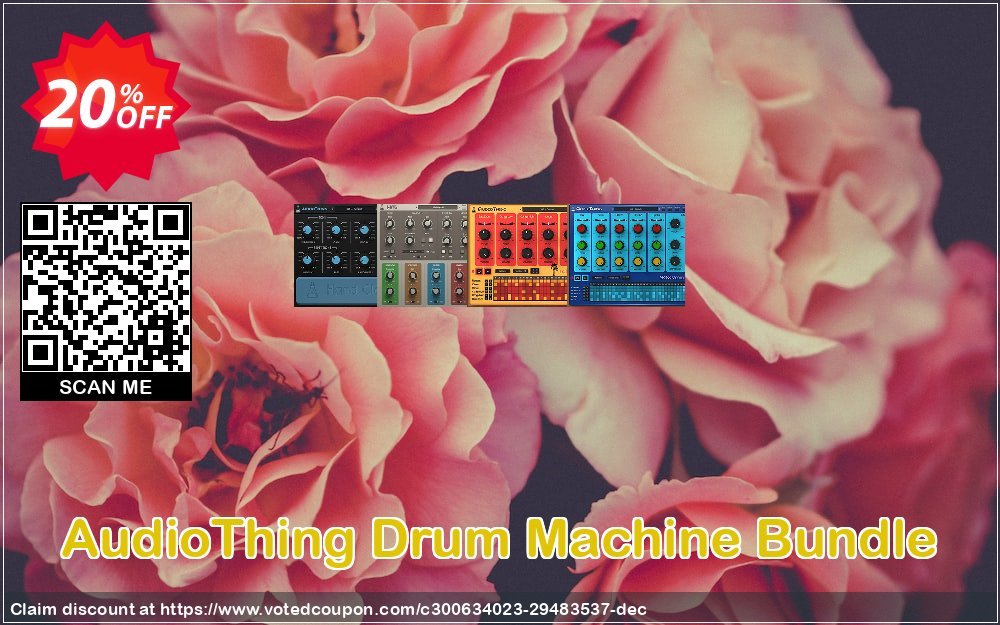 AudioThing Drum MAChine Bundle Coupon, discount Drum Machine Bundle Exclusive discounts code 2023. Promotion: Exclusive discounts code of Drum Machine Bundle 2023