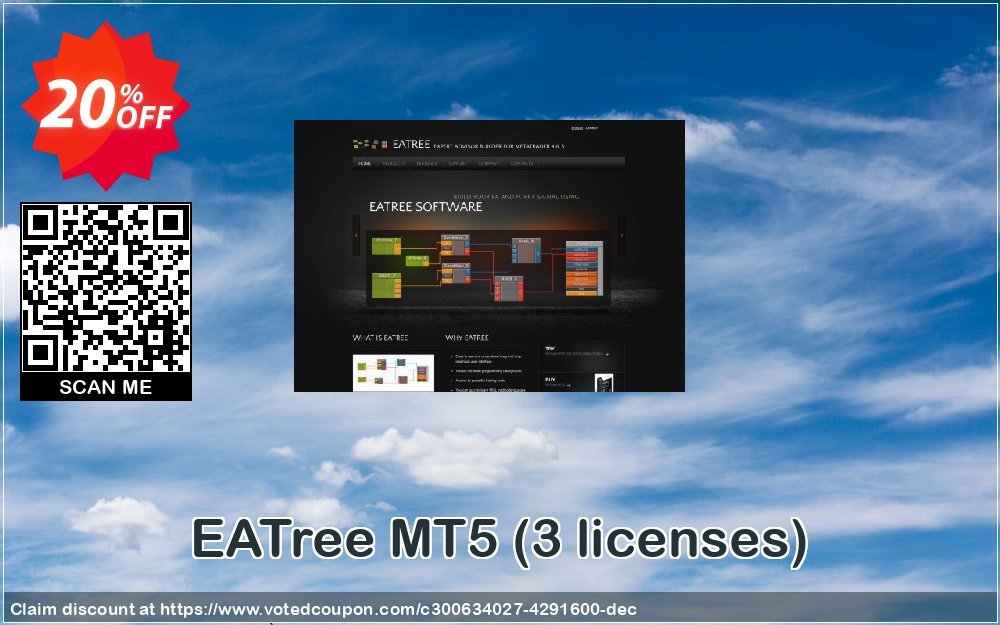 EATree MT5, 3 Plans  Coupon, discount EATree MT5 (3 licenses) Marvelous deals code 2024. Promotion: Marvelous deals code of EATree MT5 (3 licenses) 2024