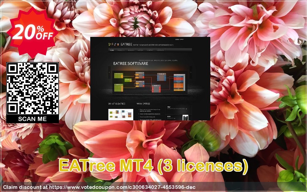 EATree MT4, 3 Plans Coupon, discount EATree MT4 (3 licenses) Awful deals code 2025. Promotion: Awful deals code of EATree MT4 (3 licenses) 2024