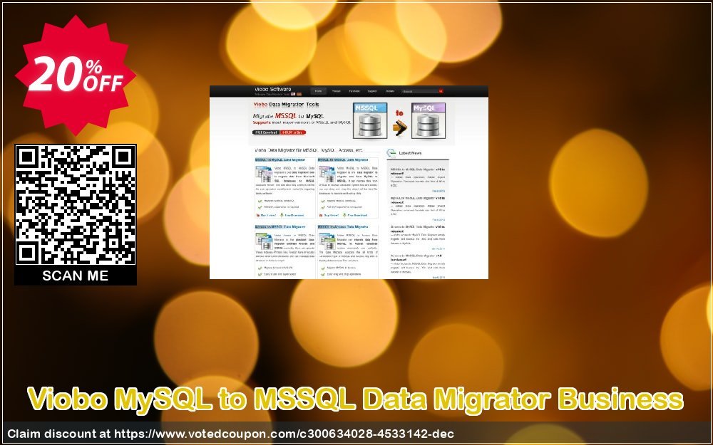 Viobo MySQL to MSSQL Data Migrator Business Coupon, discount Viobo MySQL to MSSQL Data Migrator Bus. Formidable deals code 2023. Promotion: Formidable deals code of Viobo MySQL to MSSQL Data Migrator Bus. 2023