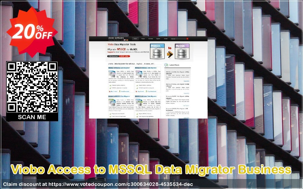 Viobo Access to MSSQL Data Migrator Business Coupon Code May 2024, 20% OFF - VotedCoupon