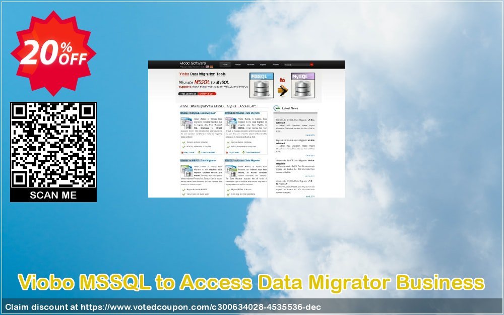 Viobo MSSQL to Access Data Migrator Business Coupon, discount Viobo MSSQL to Access Data Migrator Bus. Dreaded deals code 2024. Promotion: Dreaded deals code of Viobo MSSQL to Access Data Migrator Bus. 2024