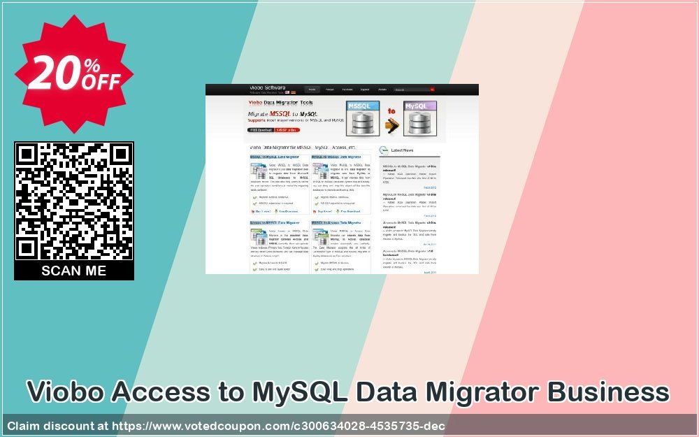 Viobo Access to MySQL Data Migrator Business Coupon, discount Viobo Access to MySQL Data Migrator Bus. Amazing promo code 2024. Promotion: Amazing promo code of Viobo Access to MySQL Data Migrator Bus. 2024