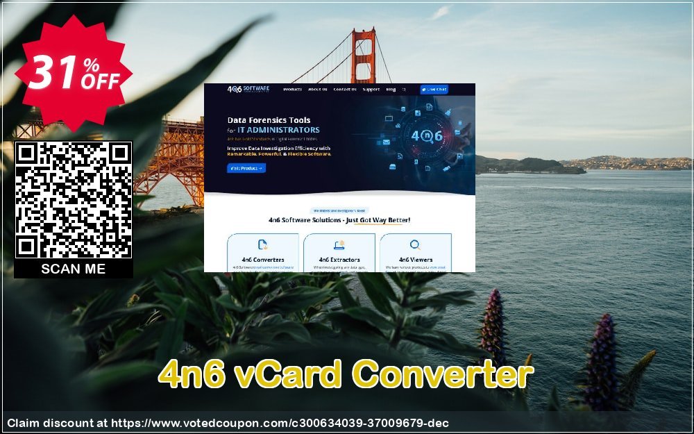 4n6 vCard Converter Coupon, discount Halloween Offer. Promotion: Awesome discount code of 4n6 vCard Converter - Standard License 2024