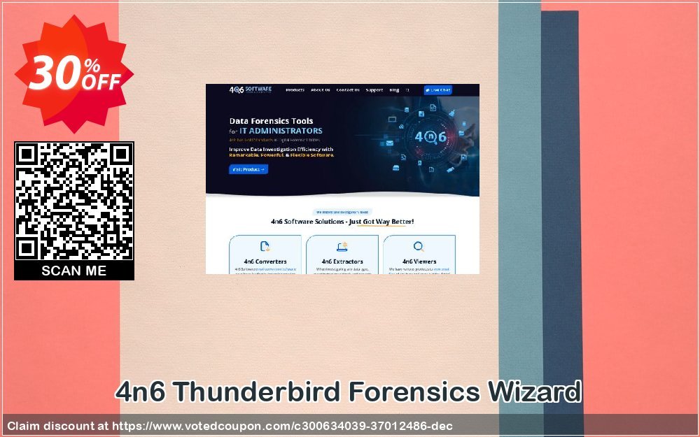 4n6 Thunderbird Forensics Wizard Coupon, discount Halloween Offer. Promotion: Wonderful discount code of 4n6 Thunderbird Forensics Wizard - Personal License 2024