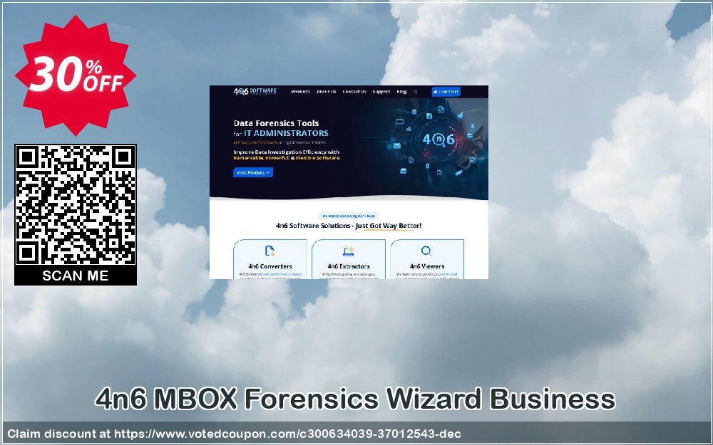 4n6 MBOX Forensics Wizard Business Coupon, discount Halloween Offer. Promotion: Marvelous promo code of 4n6 MBOX Forensics Wizard - Business License 2021