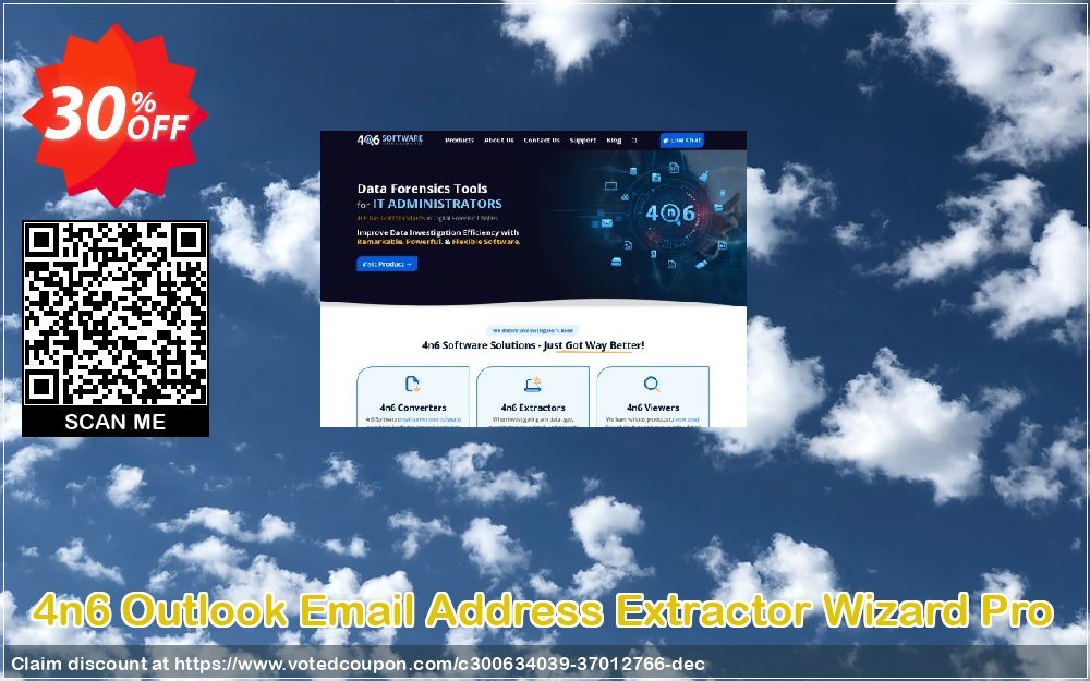 4n6 Outlook Email Address Extractor Wizard Pro Coupon, discount Halloween Offer. Promotion: Imposing discount code of 4n6 Outlook Email Address Extractor Wizard - Pro License 2021