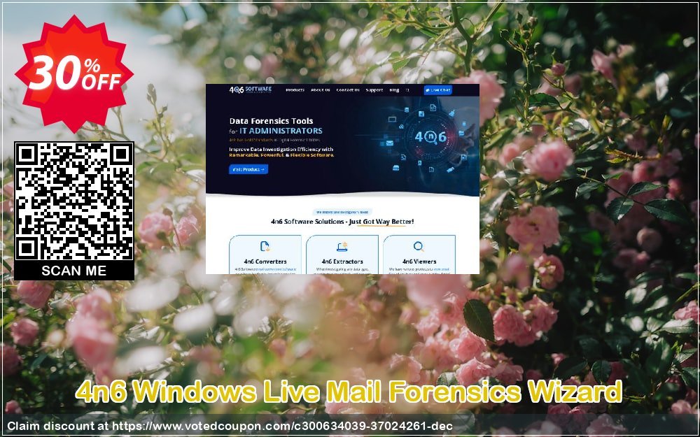 4n6 WINDOWS Live Mail Forensics Wizard Coupon, discount Halloween Offer. Promotion: Awesome promo code of 4n6 Windows Live Mail Forensics Wizard - Personal License 2024