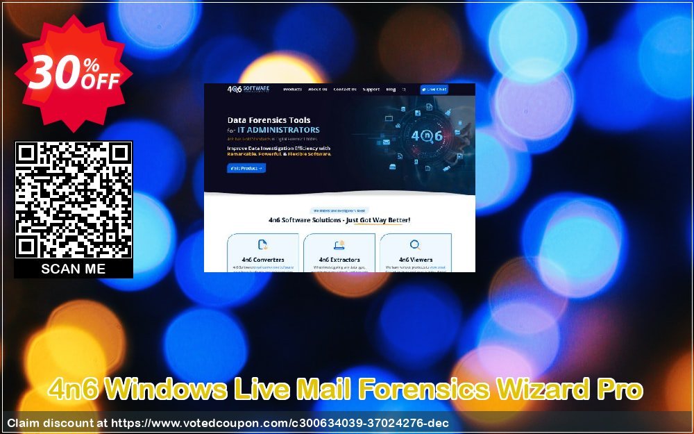 4n6 WINDOWS Live Mail Forensics Wizard Pro Coupon, discount Halloween Offer. Promotion: Awful discounts code of 4n6 Windows Live Mail Forensics Wizard - Pro License 2024